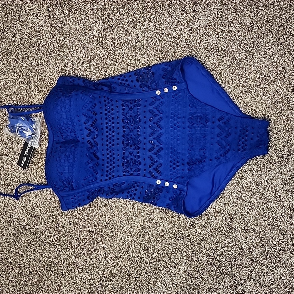 Lookbook Store Blue Size 6 Bathing Suit NWT